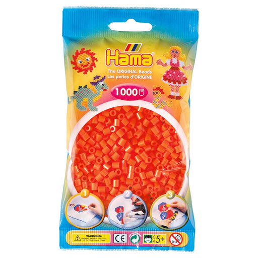 Hama Orange Midi Beads (1000 Pack)