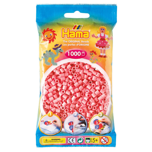 Hama Pink Midi Beads (1000 Pack)