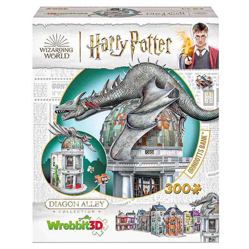 Wrebbit 3D Harry Potter: Diagon Alley Collection: Gringotts Bank 300 Piece Puzzle