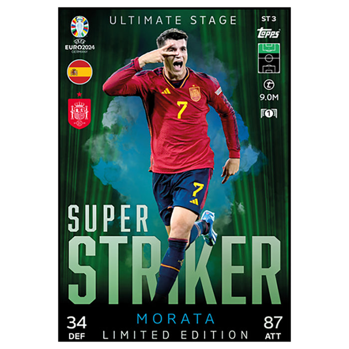 Álvaro Morata Super Striker Match Attax Card