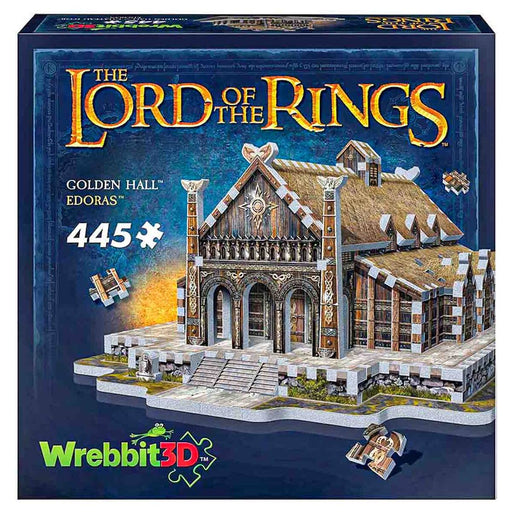 Wrebbit 3D The Lord of the Rings: Edoras: Golden Hall 445 Piece Puzzle