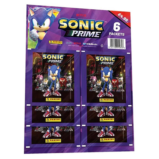 Sonic Prime Panini Sticker Collection Multipack (6 Packs)