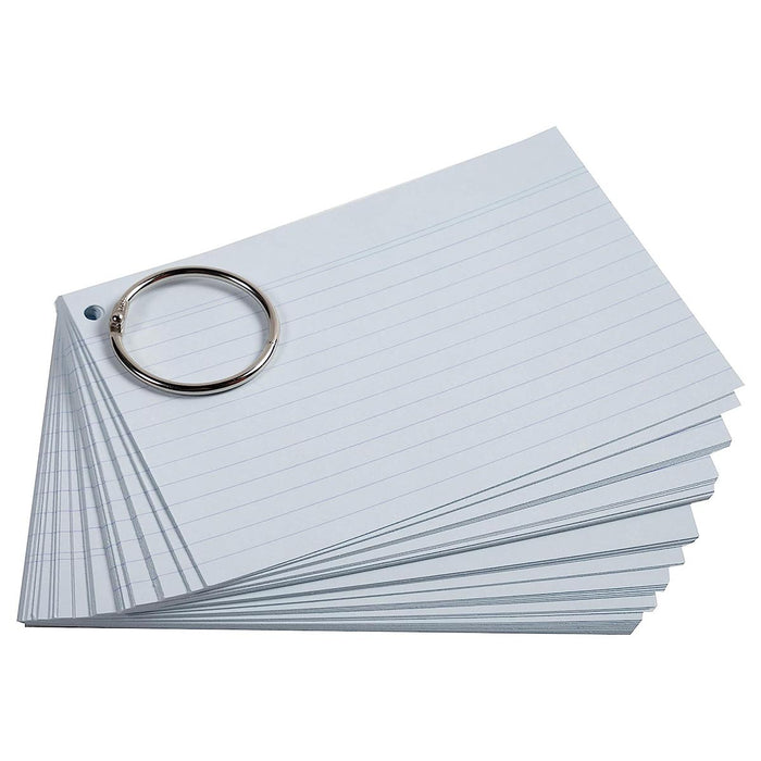 Exacompta 50 Flashcards A6 with Ring (styles vary)