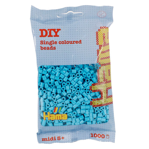 Hama Azure Blue Midi Beads (1000 Pack)