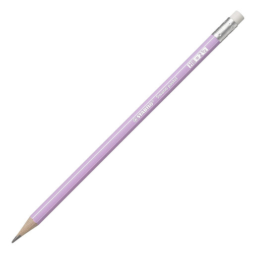 STABILO Swano pastel Pink HB Pencil with Eraser Tip