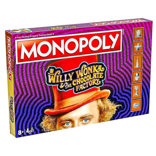 Monopoly Board Game Willy Wonka and The Chocolate Factory Edition