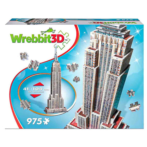 Wrebbit 3D Empire State Building 975 Piece Puzzle