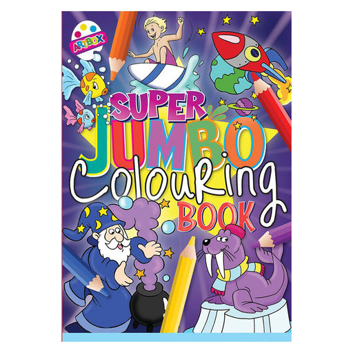 Artbox Super Jumbo Colouring Book (styles vary)
