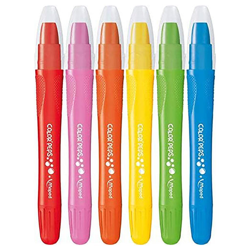 Maped Color' Peps Gel Crayons (6 Pack)