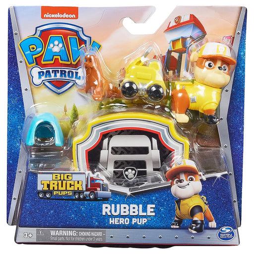PAW Patrol Big Truck Pups: Rubble Hero Pup Playset