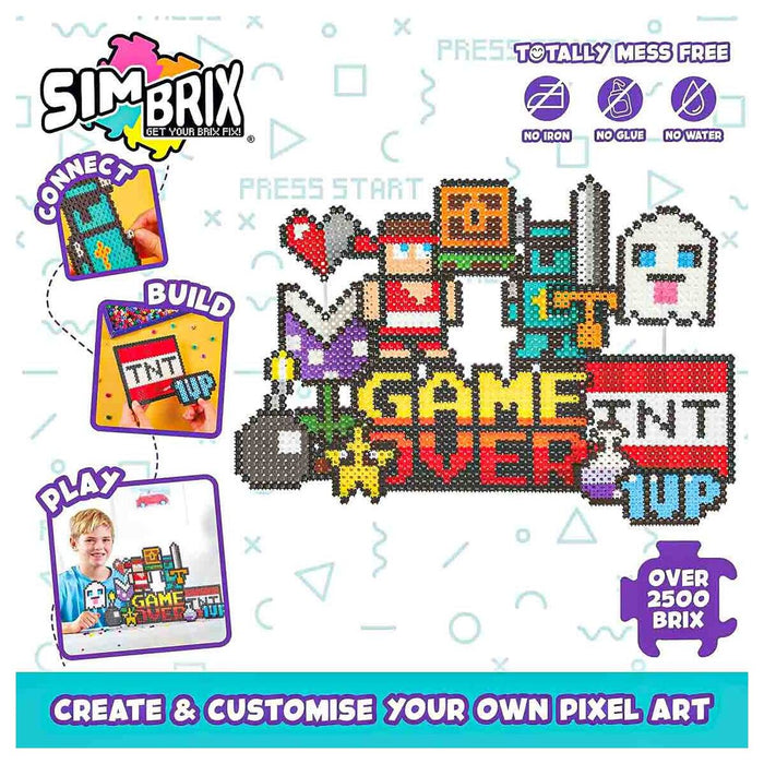 Simbrix Game On Pixel Art Set