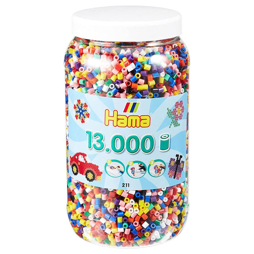 Hama Solid Mix Midi Beads Tub (13000 Pack)