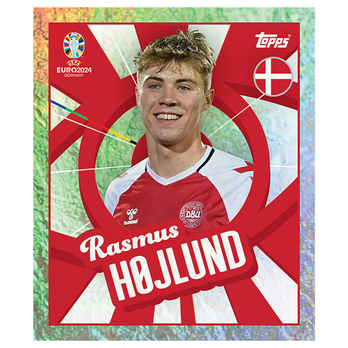 Topps Official Euro 2024 Sticker Collection - Box of 100 Sticker Packets 
