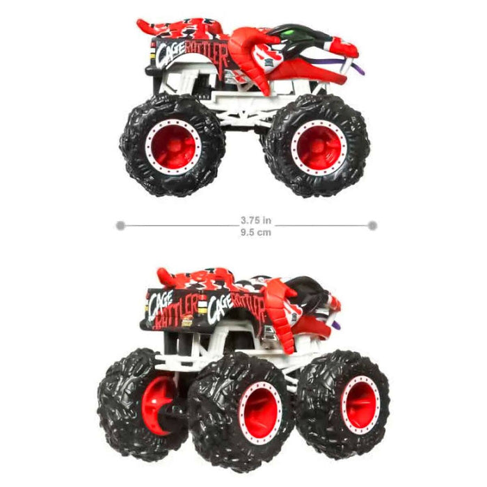 Hot Wheels Monster Trucks 2023: Beast Bashers: Cage Rattler Vehicle