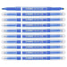 STABILO Trio 2 in 1 Fibre-Tip Pens Dark Blue (10 Pack)