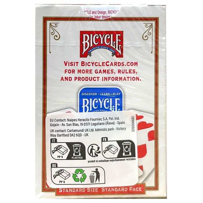 Bicycle Double Back Magic Deck Standard Playing Cards Red/Red