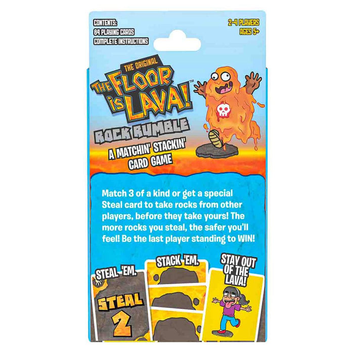 The Floor is Lava Rock Rumble Card Game
