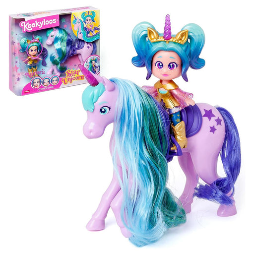 KookyLoos Star Unicorn & Aurora Doll