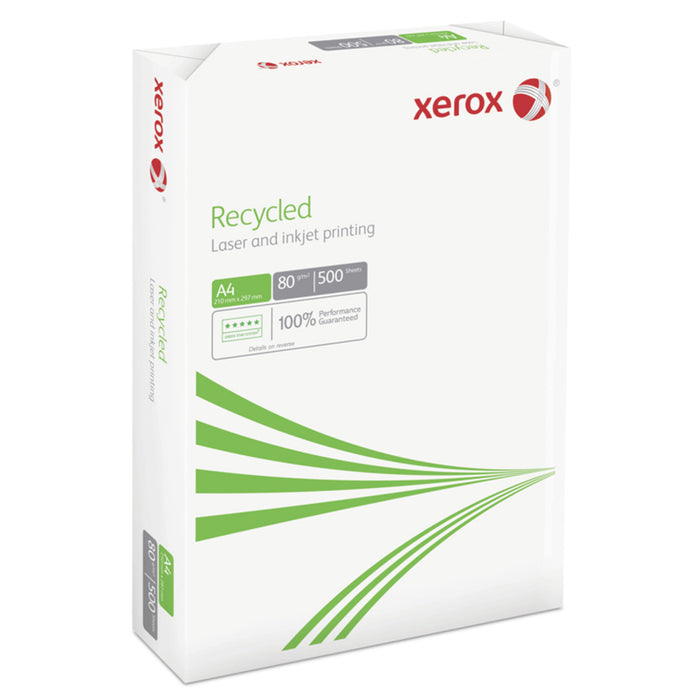 Xerox Recycled Laser and Inkjet Printing A4 Paper 80gsm 500 Sheets