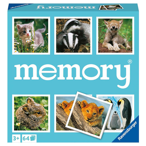 Animal Babies Memory Card Game