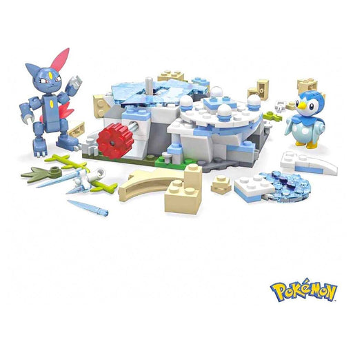 Mega Bloks Pokémon Piplup and Sneasel's Snow Day Building Set