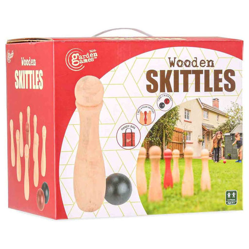 Toyrific Garden Games: Wooden Skittles 
