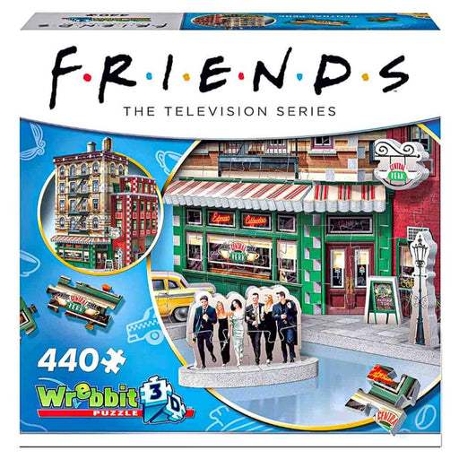Wrebbit 3D Friends: The Television Series: Central Perk 440 Piece Puzzle