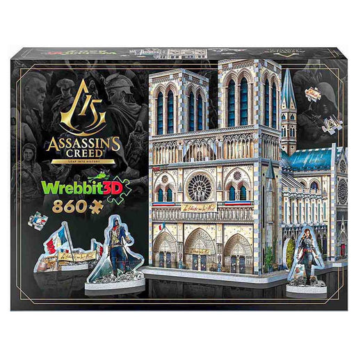 Wrebbit 3D Assassin's Creed Unity: Notre-Dame 860 Piece Puzzle