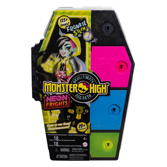 Monster High Skulltimate Secrets: Neon Frights Frankie Stein Doll Set