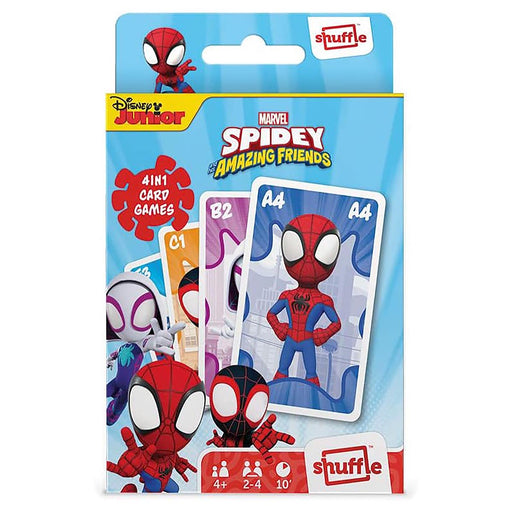 Shuffle Marvel Spidey and his Amazing Friends 4-in-1 Card Game