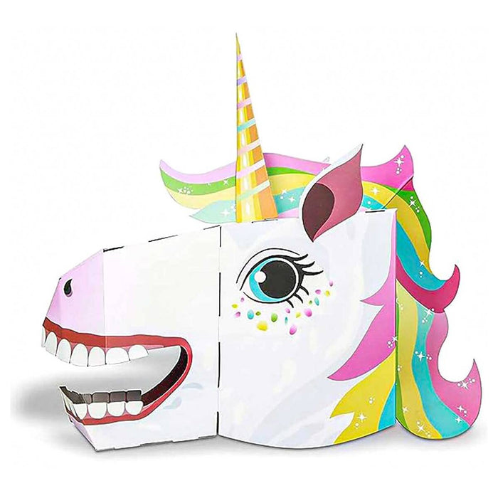 Fiesta Crafts 3D Card Craft Unicorn Head Mask