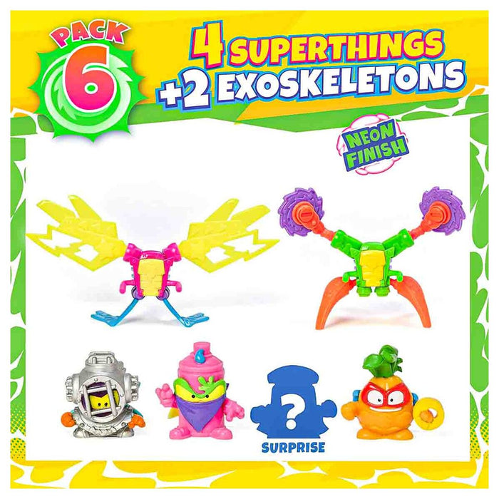 SuperThings Rivals of Kaboom: Neon Power Pack 6 Figures Pack 6 of 6