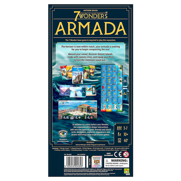 7 Wonders: Armada Expansion Board Game