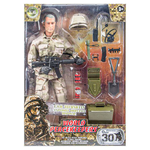 World Peacekeepers EOD Technician 12 inch Action Figure & Accessories