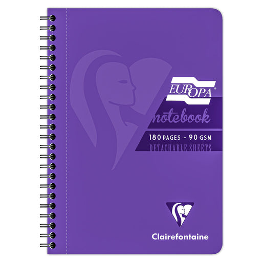 Clairefontaine Europa A5 Purple Notebook 