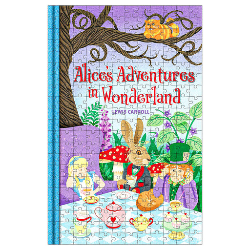 Alice's Adventures in Wonderland 252 Piece Double-Sided Jigsaw Puzzle Library