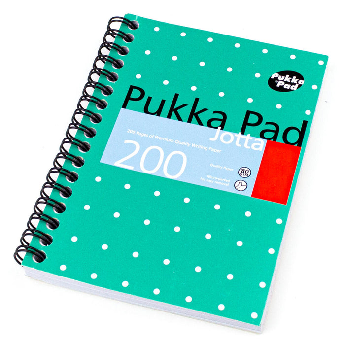 Pukka Pad Jotta Metallic A6 Notebook 200 Pages Pack of 3