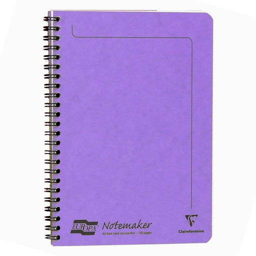 Clairefontaine Europa A5 Notemaker Lilac Notebook