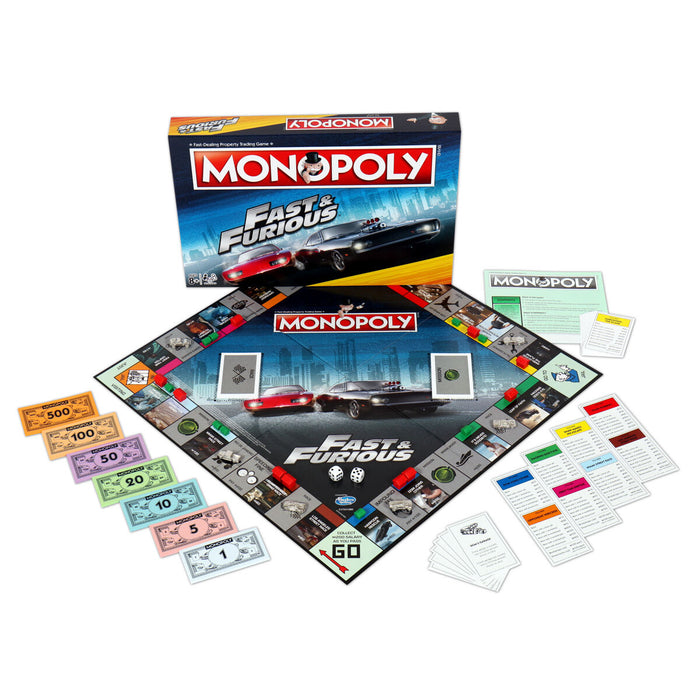 Monopoly Board Game Fast & Furious Edition
