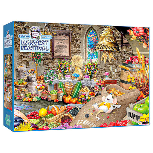 Gibsons Harvest Feastival 1000 Piece Jigsaw Puzzle