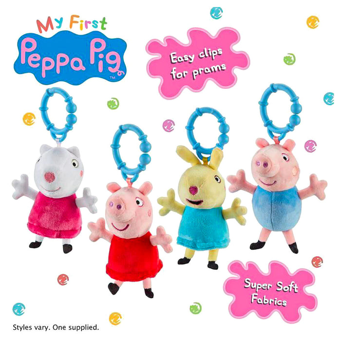 My First Peppa Pig Character Clip-on styles vary