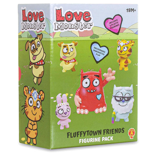 Love Monster Fluffytown Friends Figurine Pack