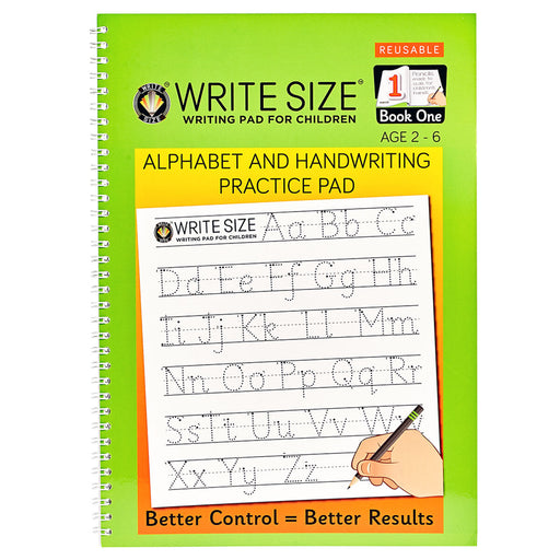 Write Size Alphabet and Handwriting Practice Pad Book 1
