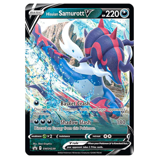 Pokémon Trading Card Game Hisuian Samurott V Divergent Powers Tin