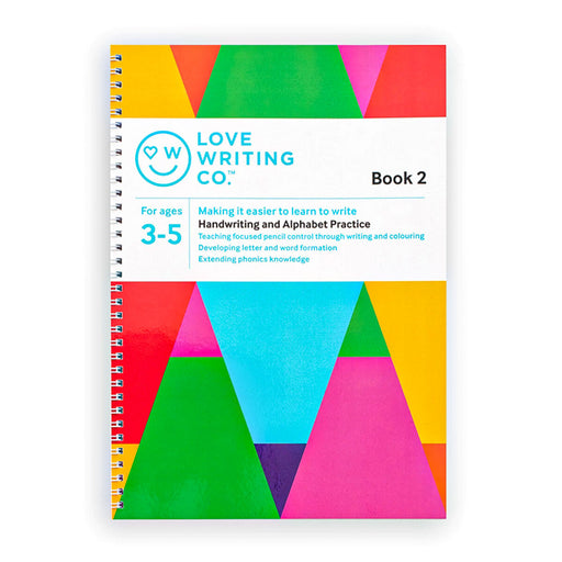 Love Writing Co. Handwriting and Alphabet Practice Book 2 Age 3-5 Years