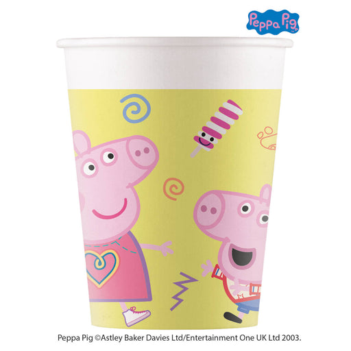 Peppa Pig Paper Cups Pack of 8