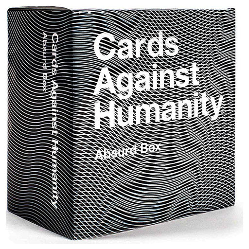 Cards against humanity card pack in black and white box packaging