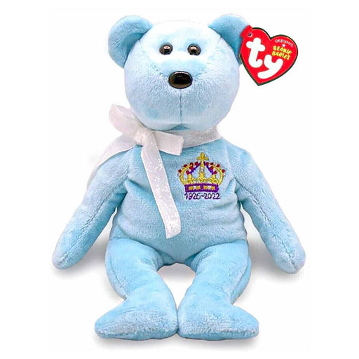 Ty Beanie Babies Her Majesty Queen Elizabeth II Official Tribute Bear Plush