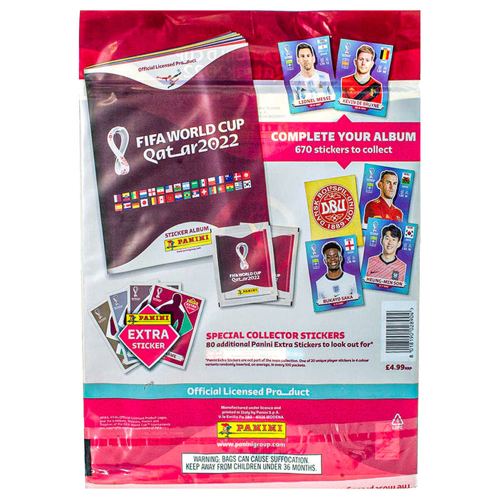 Panini Official FIFA World Cup Qatar 2022 Sticker Collection Starter Pack