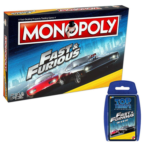 Fast & Furious Monopoly & Top Trumps Bundle